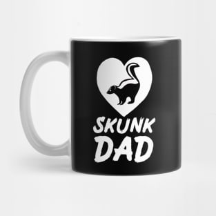 Skunk Dad for Skunk Lovers, White Mug